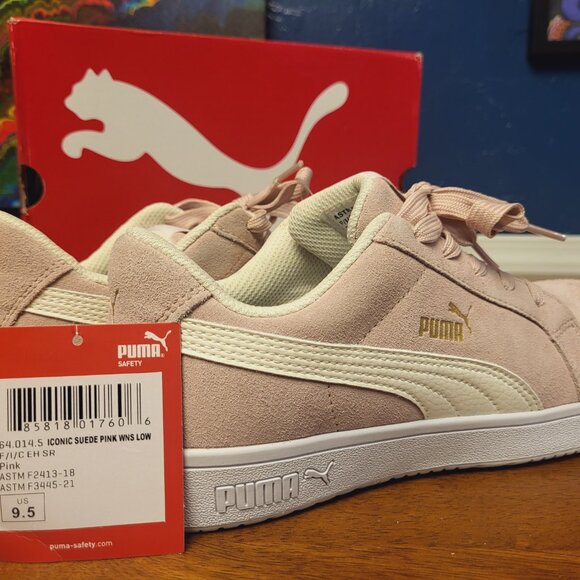 Puma ~ Iconic Suede Pink Shoes ~ Size 9.5 ~ NIB - Picture 4 of 6